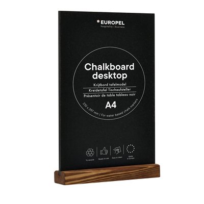Ardoise de table Europel A4 portrait naturel