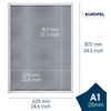 Kliklijst Europel A1 25mm mat wit foto