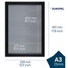 Cadre clipsable Europel A3 25mm noir mat Photo