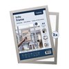 Infokader Europel zelfklevend A4 zilver foto