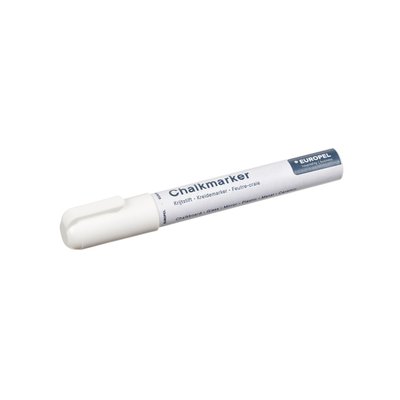 Krijtstift Europel 6mm wit blister 1 stuk