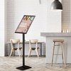 Support info Europel avec cadre clipsable A3 noir Photo