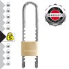 Hangslot MasterLock verstelbaar messing 50mm photo