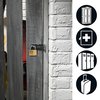 Hangslot MasterLock 4 gelijksluitend messing 50mm 4 stuks foto