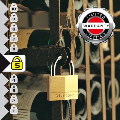 Cadenas Master Lock 4 verrouillage égal laiton 40mm 4 pièces