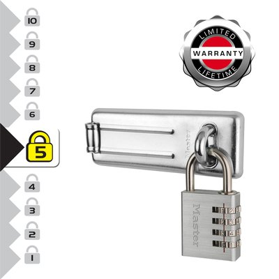 Cadenas Master Lock à moraillon alu 40mm