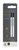 Rollerpenvulling Parker Quink medium zwart blister à 2 stuks