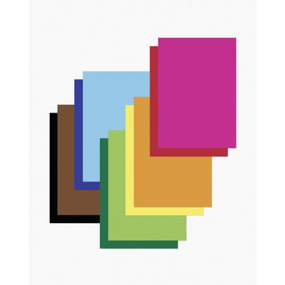 Etalagekarton Folia 1-zijdig 48x68cm 380gr nr700 wit