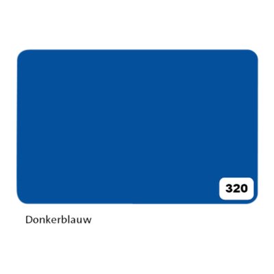Etalagekarton Folia 1-zijdig 48x68cm 380gr nr320 donkerblauw