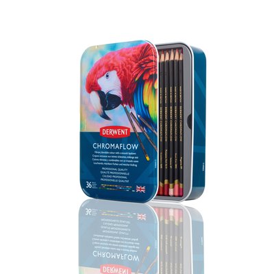 Crayon de couleur Derwent Chromaflow set 36 couleurs