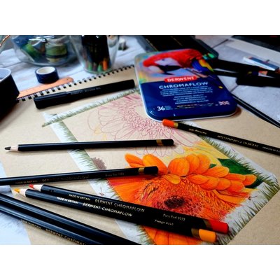 Crayon de couleur Derwent Chromaflow set 36 couleurs
