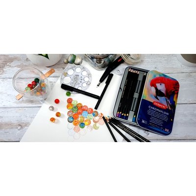 Crayon de couleur Derwent Chromaflow set 36 couleurs