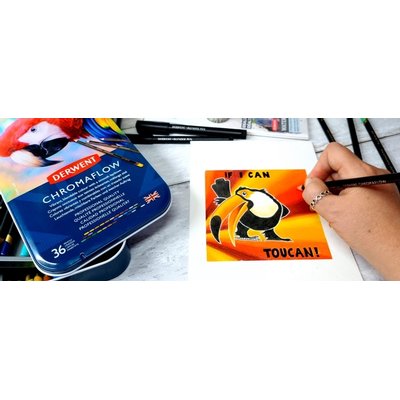 Crayon de couleur Derwent Chromaflow set 36 couleurs