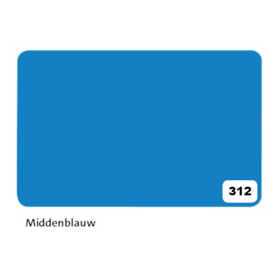 Etalagekarton Folia 1-zijdig 48x68cm 380gr nr312 middenblauw