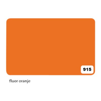 Etalagekarton Folia 1-zijdig 48x68cm 380gr nr915 lichtoranje