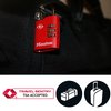 Hangslot Masterlock 3-cijfer combi TSA set van 2 sloten assorti in willekeurige kleur 30mm 2 stuks foto