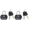 Cadenas Masterlock 2 à verrouillage égal alu TSA noir 30mm 2 pièces Photo