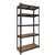 Stellingkast BRASQ 5 borden 90x40x180cm SU175 max 875 KG zwart