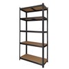 Stellingkast BRASQ 5 borden 90x40x180cm SU175 max 875 KG zwart foto