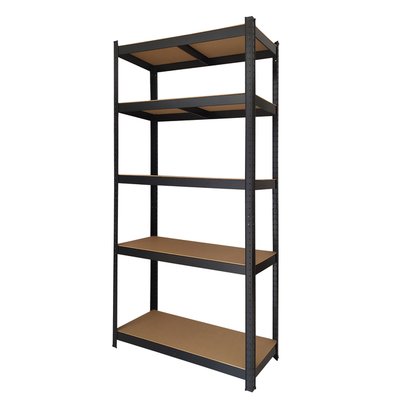 Stellingkast BRASQ 5 borden 90x40x180cm SU175 max 875 KG zwart