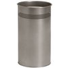 Papierbak BRASQ 21 liter rvs zilver foto