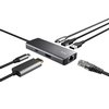 Adapter Trust Dalyx 6-in-1 USB-C multipoort grijs photo