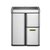 Afvalbak EKO Mirage Plus sensor 30liter en 2x15liter RVS