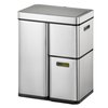 Afvalbak EKO Mirage Plus sensor 30liter en 2x15liter RVS foto