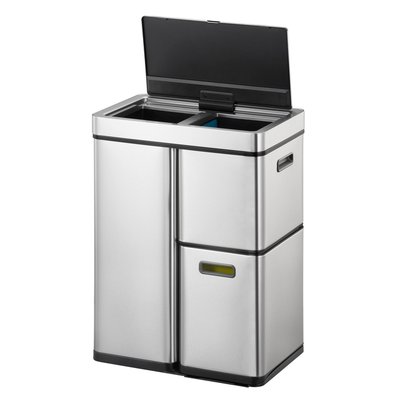 Afvalbak EKO Mirage Plus sensor 30liter en 2x15liter RVS