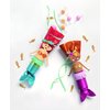 Glitterpapier Folia 1-zijdig 24x34cm 170gr 10 vel assorti foto