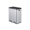 Pedaalemmer EKO Essential Recycler 2x30 liter rvs foto