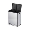 Pedaalemmer EKO Essential Recycler 2x30 liter rvs foto