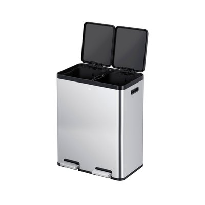 Pedaalemmer EKO Essential Recycler 2x30 liter rvs