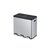 Pedaalemmer EKO Essential Recycler 3x20 liter rvs