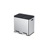 Pedaalemmer EKO Essential Recycler 2x22 liter rvs foto