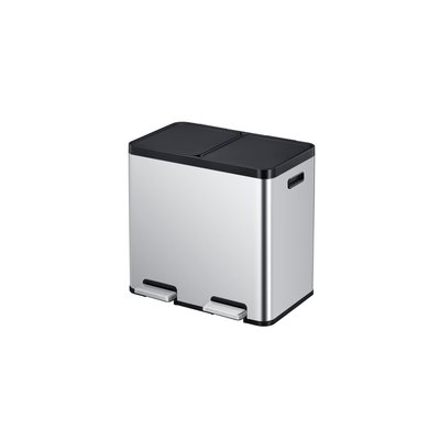 Pedaalemmer EKO Essential Recycler 2x22 liter rvs