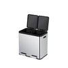 Pedaalemmer EKO Essential Recycler 2x22 liter rvs foto
