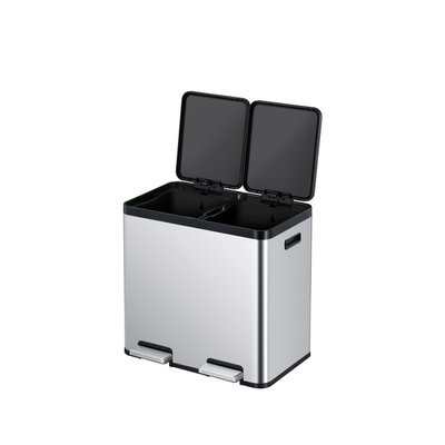 Pedaalemmer EKO Essential Recycler 2x22 liter rvs
