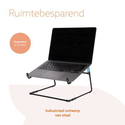 Laptopstandaard R-Go Office Zwart