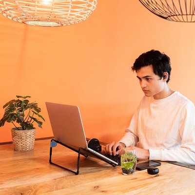 Laptopstandaard R-Go Travel Zwart