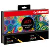 Fineliner STABILO point 88 & Pen 68 Arty creative ass luxe box 68st foto