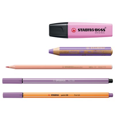 Creative set Stabilo 77/6 Arty colorful creative pastel mix 50 stuks
