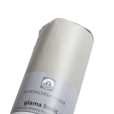 Tekenpapier Schoellershammer Glama Basic 33cmx50m 60gr transparant