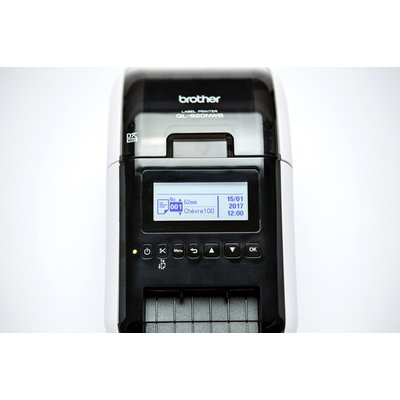 Labelprinter Brother DK QL-820NWBc desktop 62mm wit