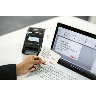 Labelprinter Brother DK QL-820NWBc desktop 62mm wit