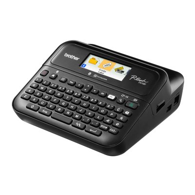 Labelprinter Brother P-touch TZe PT-D610BT desktop qwerty 24mm zwart in koffer