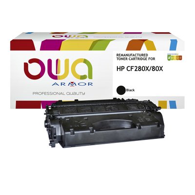Cartouche toner OWA alternative pour HP CF280X bleu
