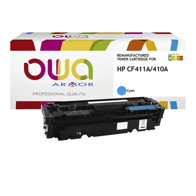 Tonercartridge OWA alternatief tbv HP CF411A blauw