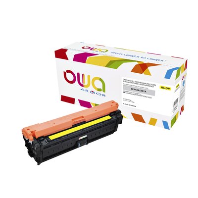 Tonercartridge OWA alternatief tbv HP CE742A geel