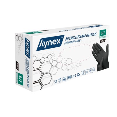 Gant Hynex nitrile S noir 3,5g 100 pièces